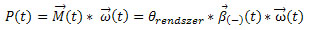 P=theta*beta*omega