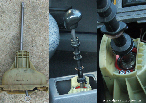 Lengthened gear stick